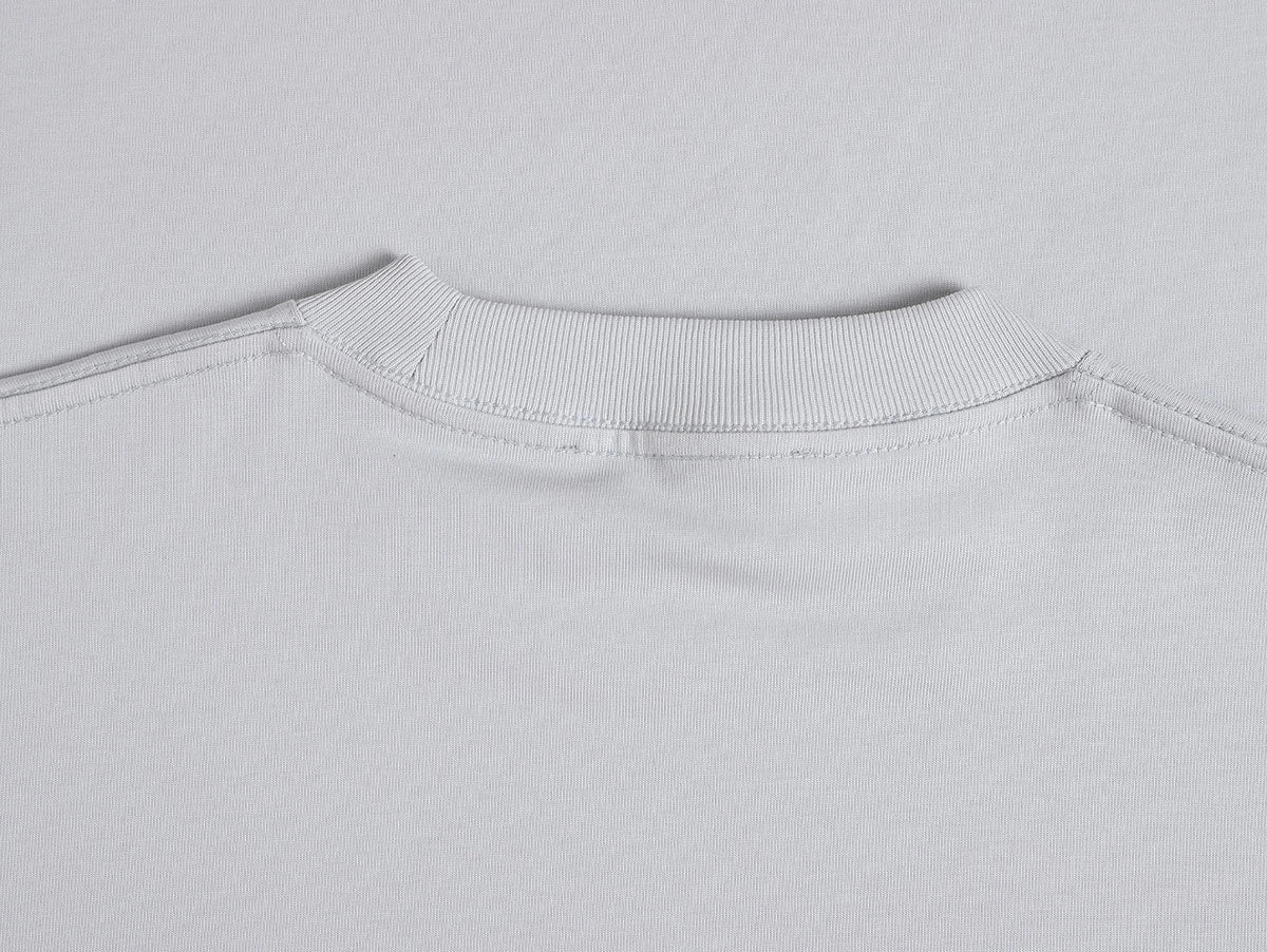 320 GSM LOOSE FIT 'MOON GRAY' T-SHIRT - Image 4