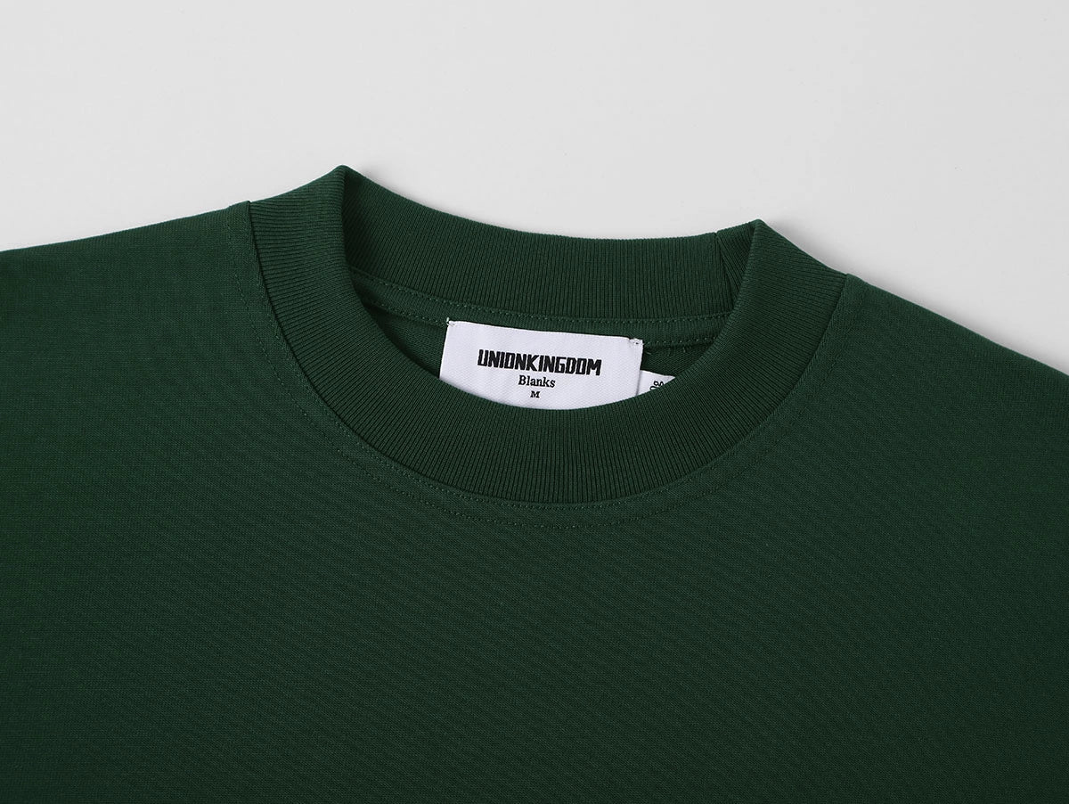 320 GSM LOOSE FIT 'DARK GREEN' T-SHIRT - Image 3