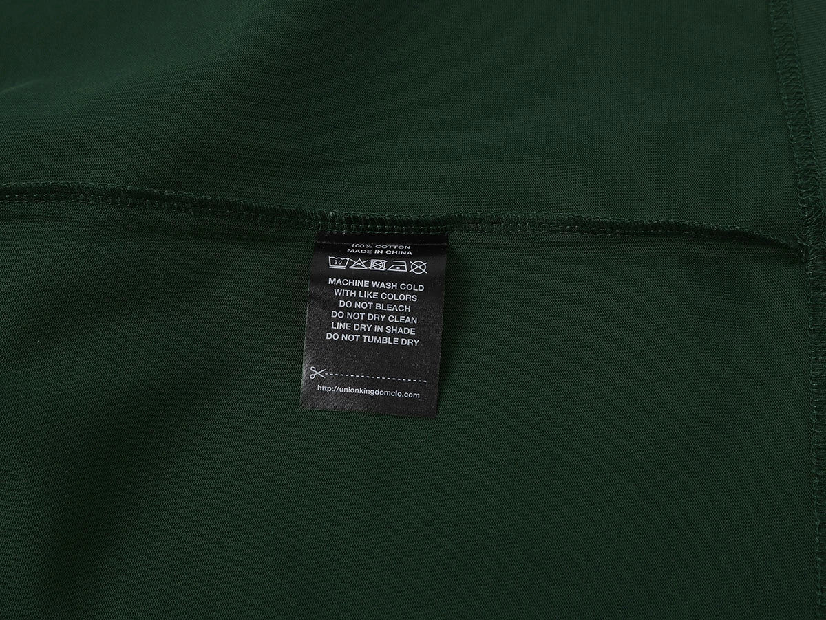 320 GSM LOOSE FIT 'DARK GREEN' T-SHIRT - Image 5
