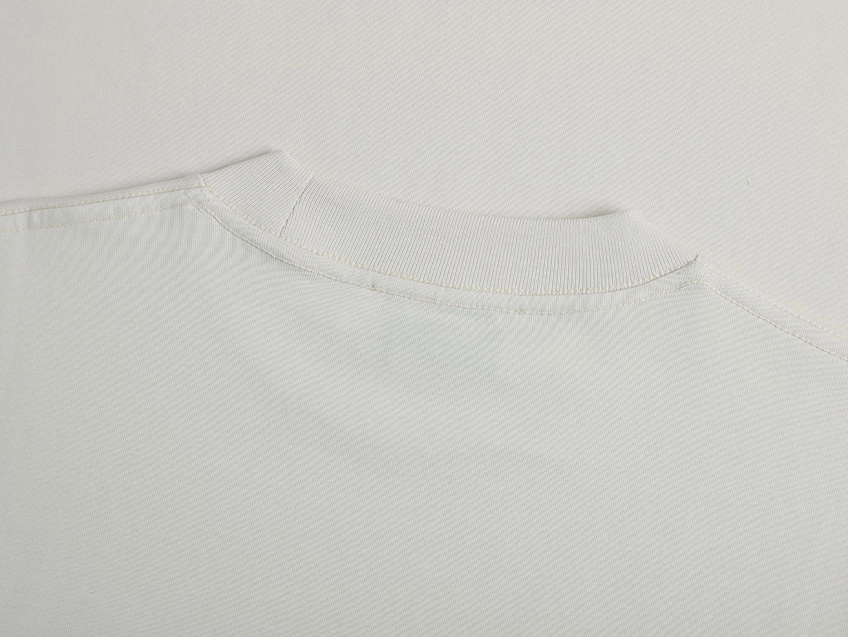320 GSM LOOSE FIT 'SILVER WHITE' T-SHIRT - Image 5
