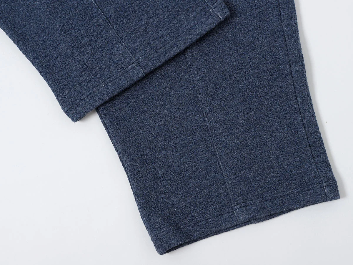 380 GSM COZY BAGGY BUBBLE 'DENIM BLUE'  STRAIGHT PANTS - Image 8