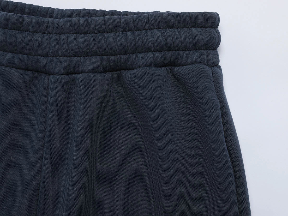 500 GSM LOOSE FIT WIDE LEG 'NAVY BLUE' SWEATPANT - Image 4