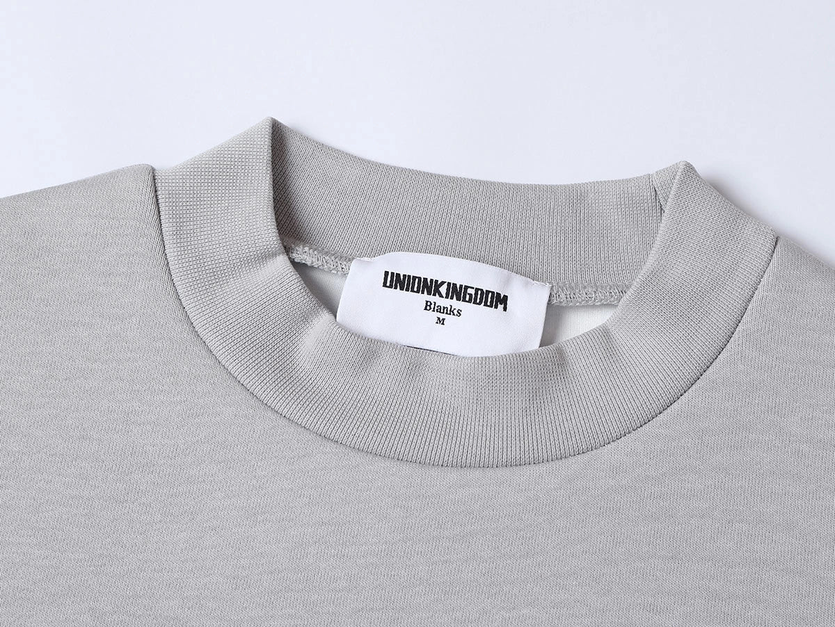 630 GSM BOXY CROPPED FIT 'SMOKE' CREWNECK - Image 3